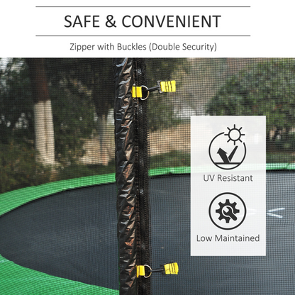 10ft Replacement Safety Trampoline Net with Enclosure | HOMCOM