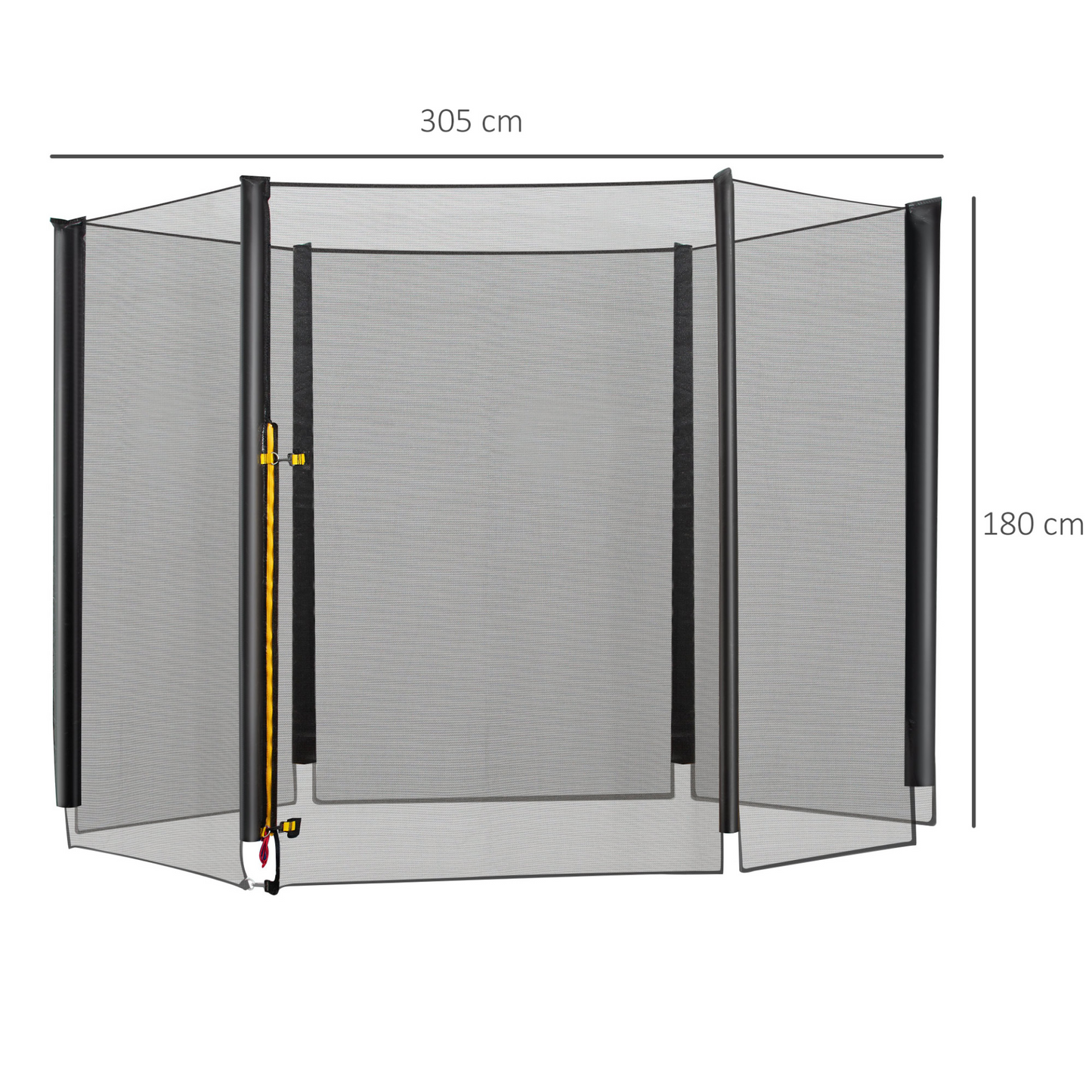 10ft Replacement Safety Trampoline Net with Enclosure | HOMCOM