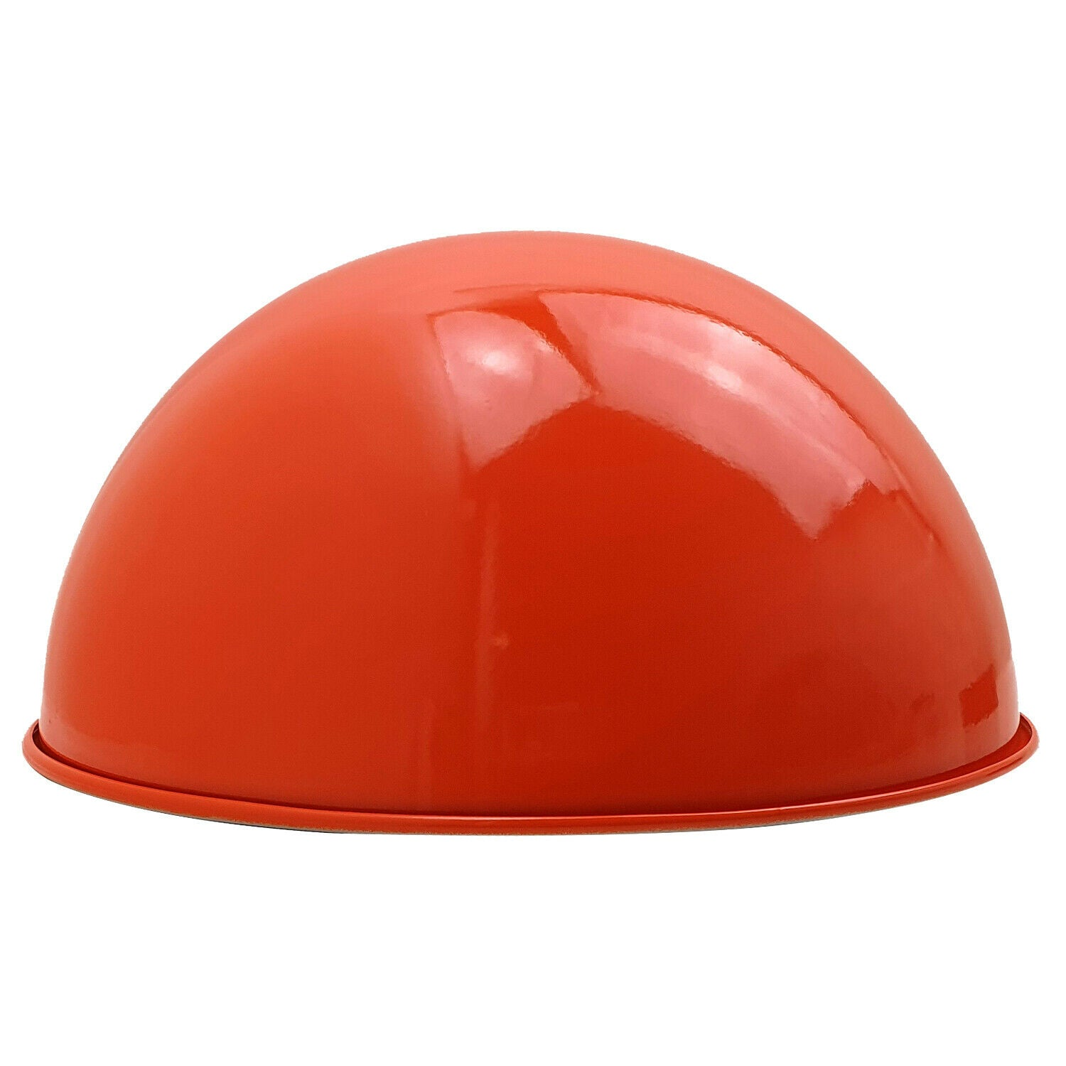 Orange Metal Cylinder Dome Light Shade Lamp shade ceiling light ~1891