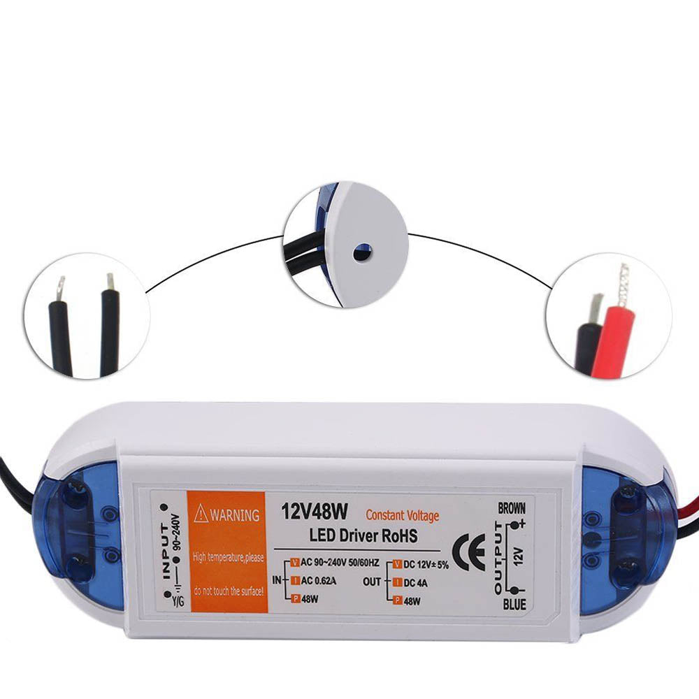 12V LED Power Supply 48W 4A 12v Led Driver Transformer ~3275