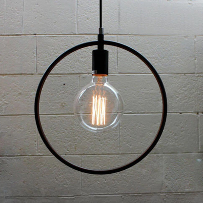 Kitchen Lights Black Metal over table~3181
