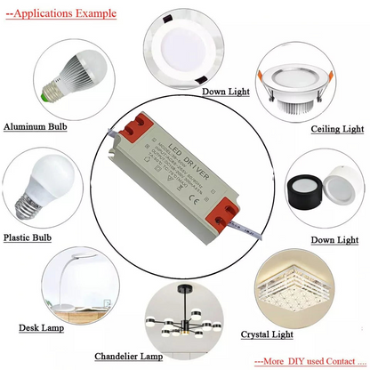36-50W DC 108–200V 300mAmp  LED Power Supply Transformer~3310