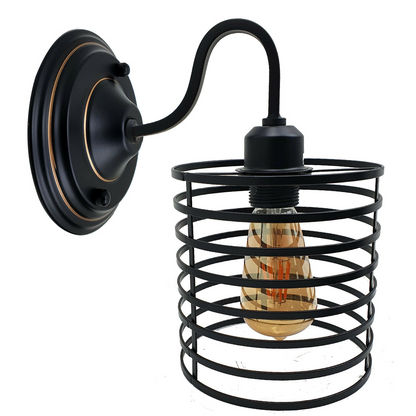 Vintage Industrial E27 Base Wall Lights Sconce Lamp Retro Loft Fixture Porch~2369