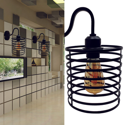 Vintage Industrial E27 Base Wall Lights Sconce Lamp Retro Loft Fixture Porch~2369