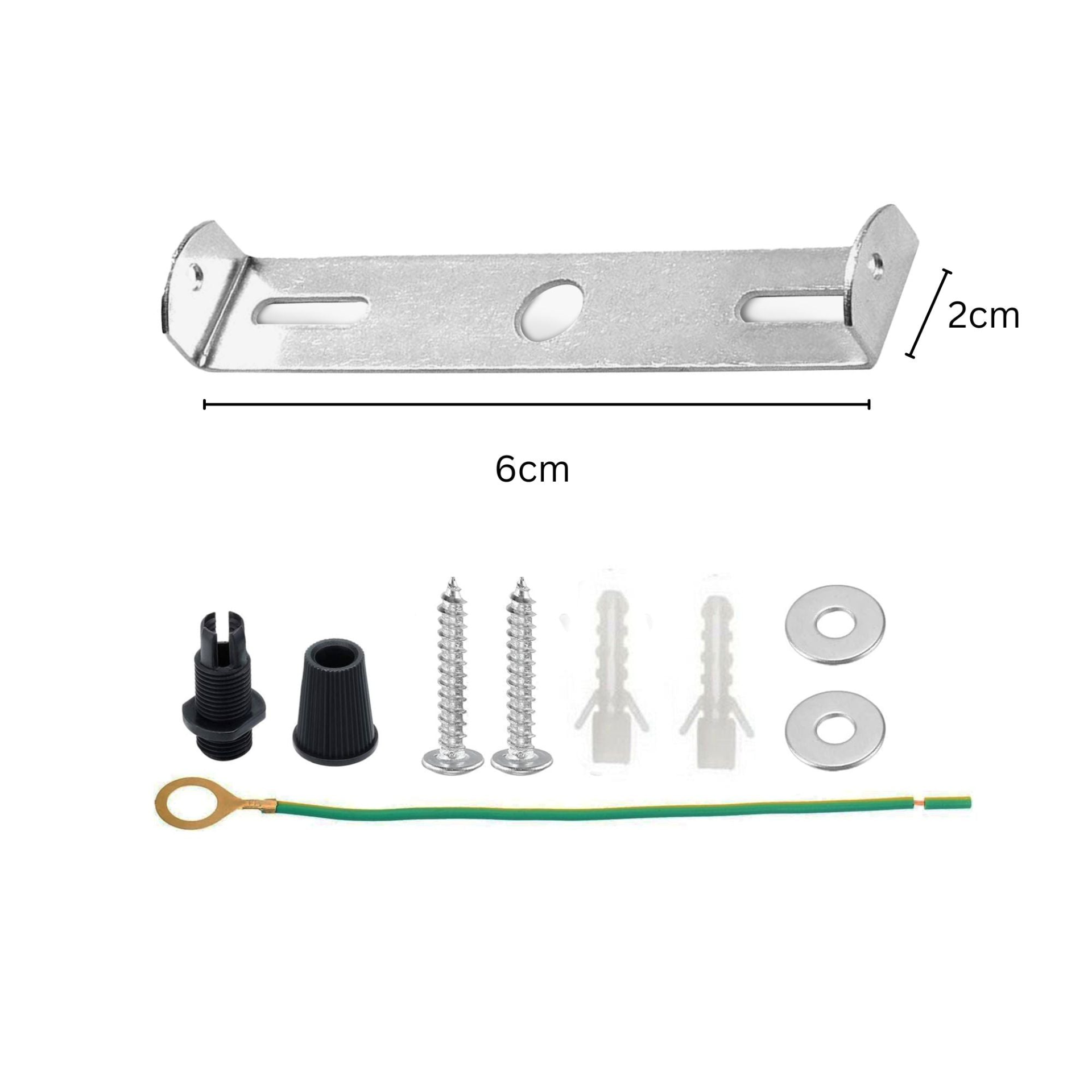 60mm Ceiling Rose Strap Side fitting Bracket~4124