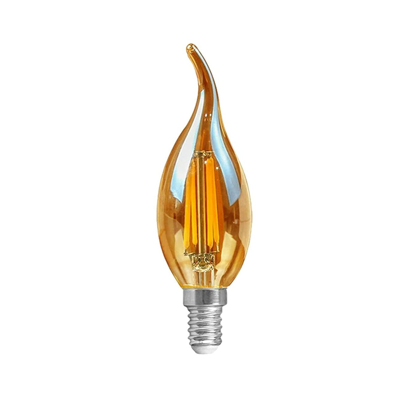Dimmable E14 LED candle bulb Filament C35 vintage design 4W ~3220