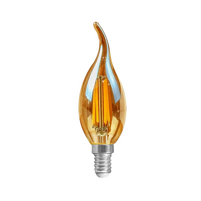 Dimmable E14 LED candle bulb Filament C35 vintage design 4W ~3220