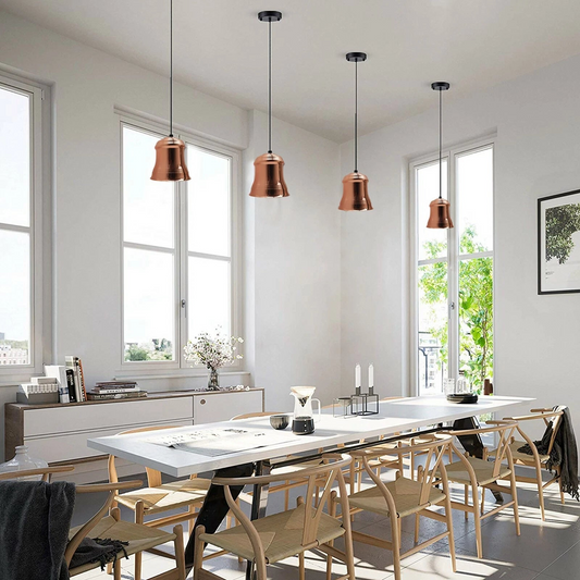 LEDSone industrial Style Pendant Light Rose Gold Colours Lamp Shade~2534