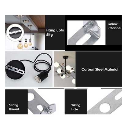 100mm Ceiling Rose Strap Side fitting Bracket~2391