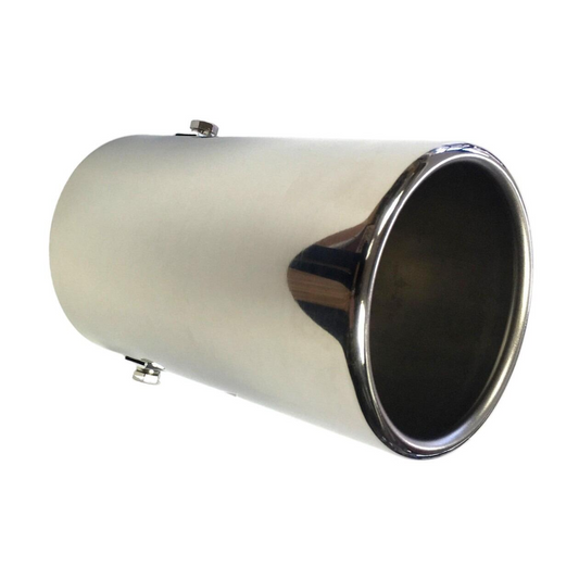 Stainless Steel Straight Exhaust Trim 35-60mm - Rust & Heat Protection