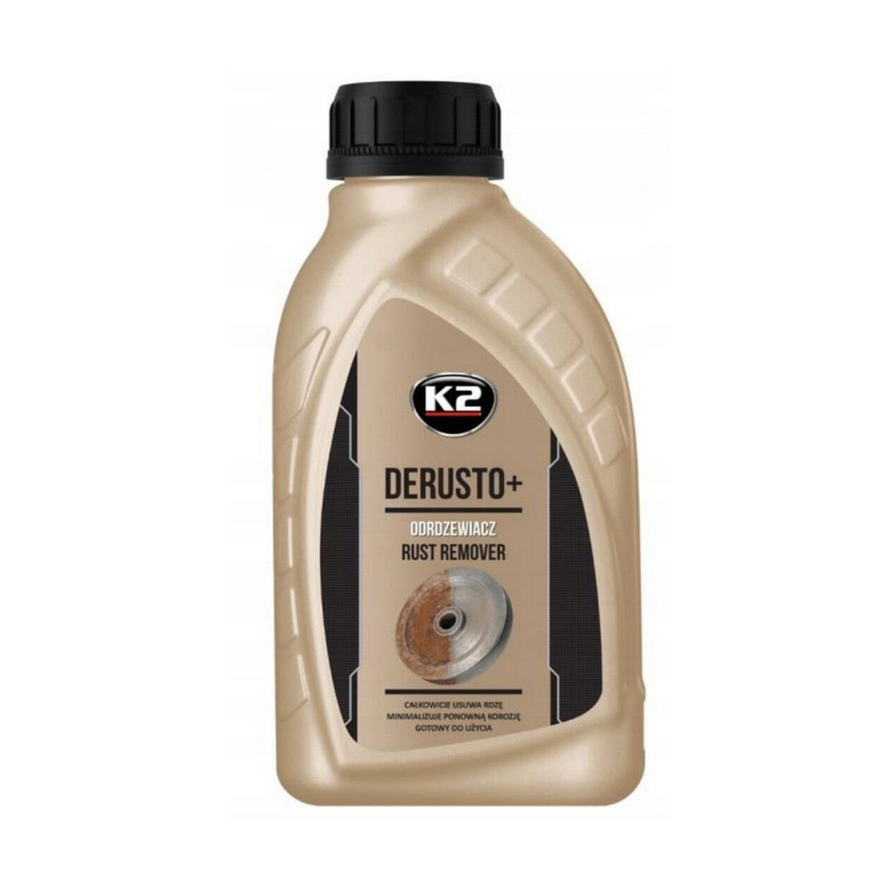 K2 DERUSTO PLUS Rust Remover 500ml - Effortless & Effective De-Rusting Solution