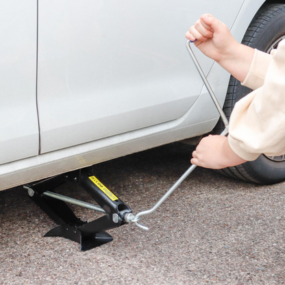 1.5 Tonne Heavy Duty Scissor Jack - Emergency Car & Garage Lifting Tool