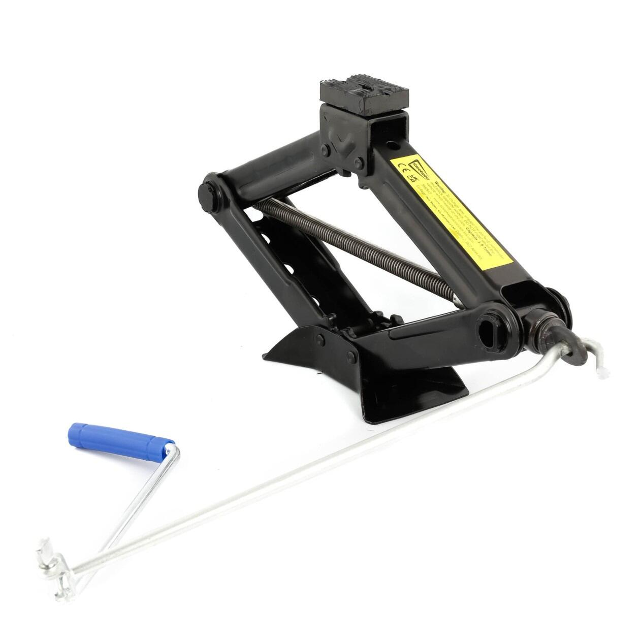 1.5 Tonne Heavy Duty Scissor Jack - Emergency Car & Garage Lifting Tool