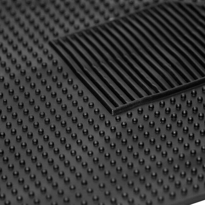 Universal Single Rectangular Rubber Car Mat - Anti-Slip & Weather-Resistant