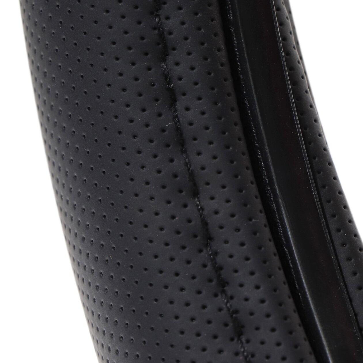 Soft Grip Steering Wheel Cover - Black Non-Slip Slip-On 37-39cm