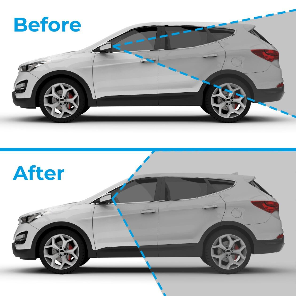 2x Blind Spot Convex Mirrors - Enhance Visibility & Drive Safely