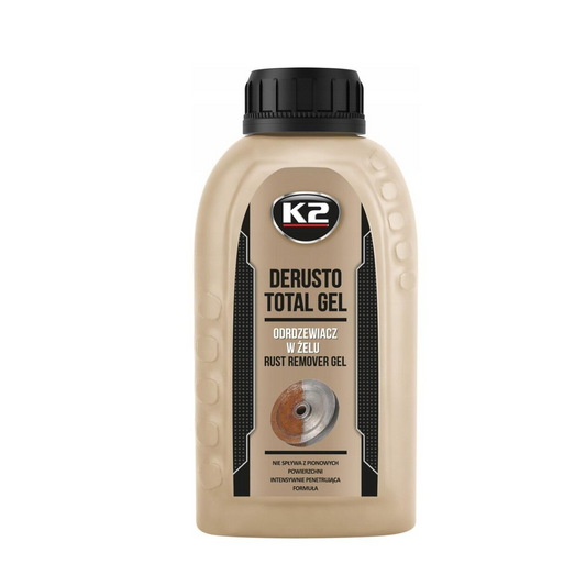 K2 DERUSTO Total Gel - Professional Rust Remover & Metal Protection, 250ml