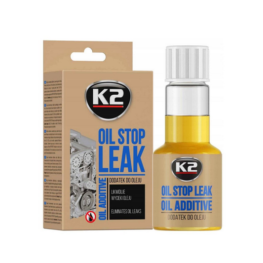 K2 Oil Stop Leak - Engine Oil Leak Sealant for Petrol, Diesel & LPG, 50ml