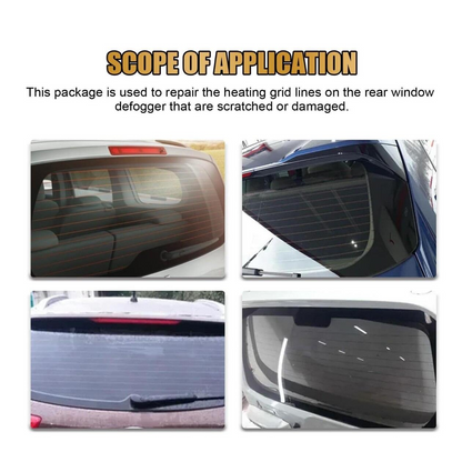 Heated Rear Window Repair Kit - Restore Damaged Defogger Grids Quickly