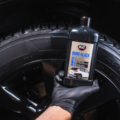 K2 BONO BLACK - Back to Black Bumper, Plastic & Rubber Restorer, 500g