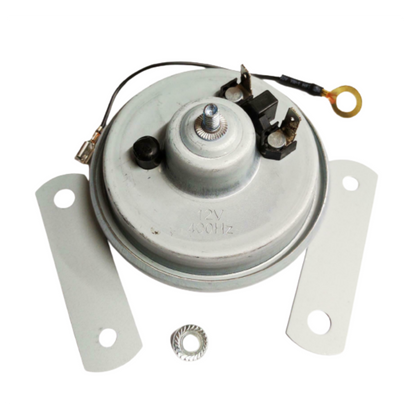 12V Universal High & Low Tone Disc Horn Kit - Twin Spade for Cars, Bikes & Boats