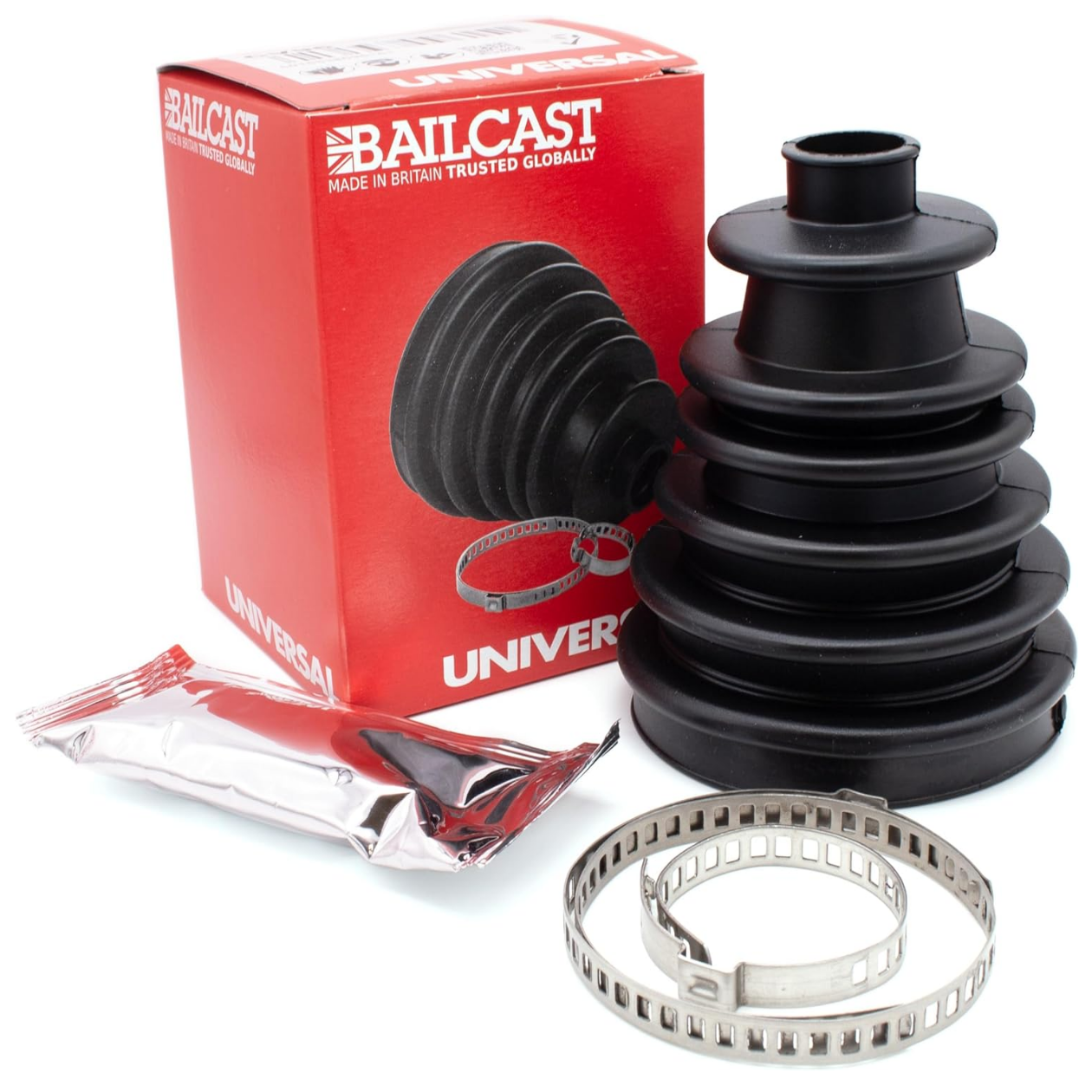 Bailcast CVS18 Universal Stretchy Driveshaft CV Joint Boot Kit Split