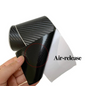 Carbon Black Fiber Anti-Scratch Car Protector Strip - 100mm x 10m Door & Bumper