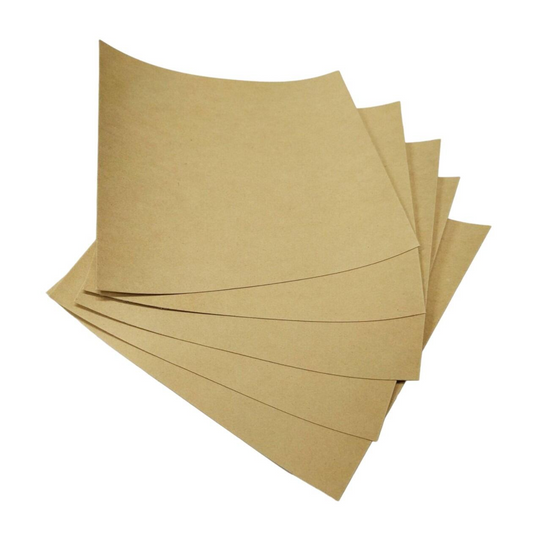 5x Gasket Paper Sheets Oil and Water Resistant 25cm x 25cm 0.8mm Thick