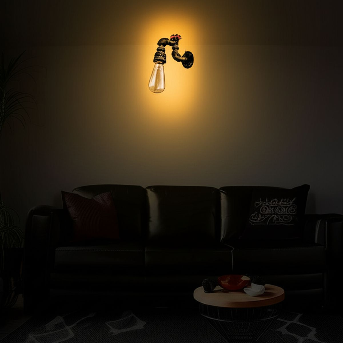 Steampunk Pipe Wall Light Loft Style~2171