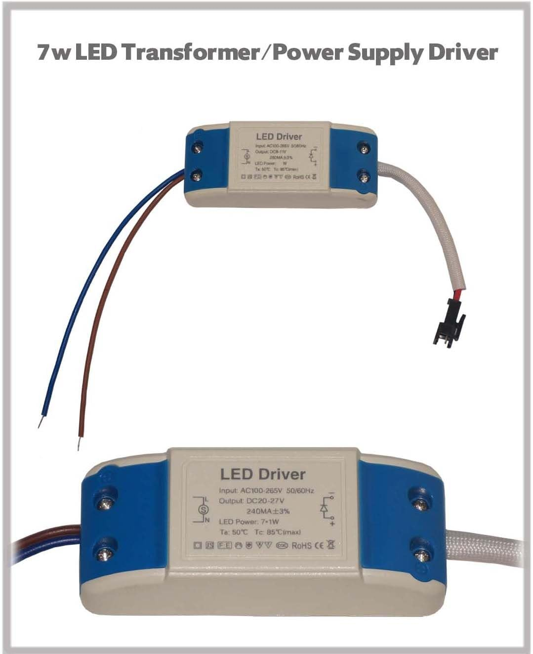 7W LED Driver | 20–27V DC | 280mA Constant Current Transformer~3322