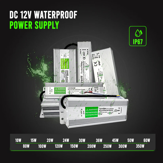IP67 Waterproof Led Transformer 12V for outdoors.~3353