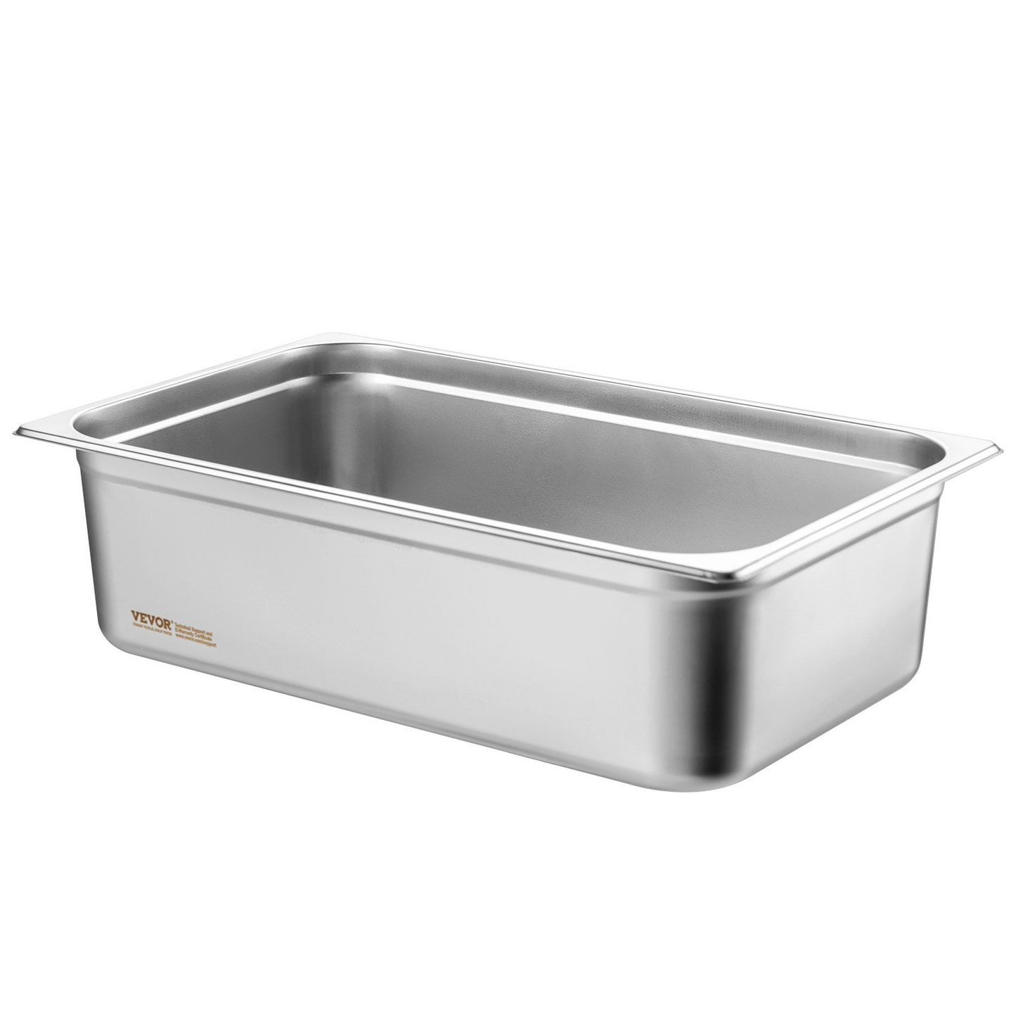 VEVOR 6 Pack Full Size Hotel Pans Steam Table Pan Stainless Steel 6" Deep - Shoppe Emporium