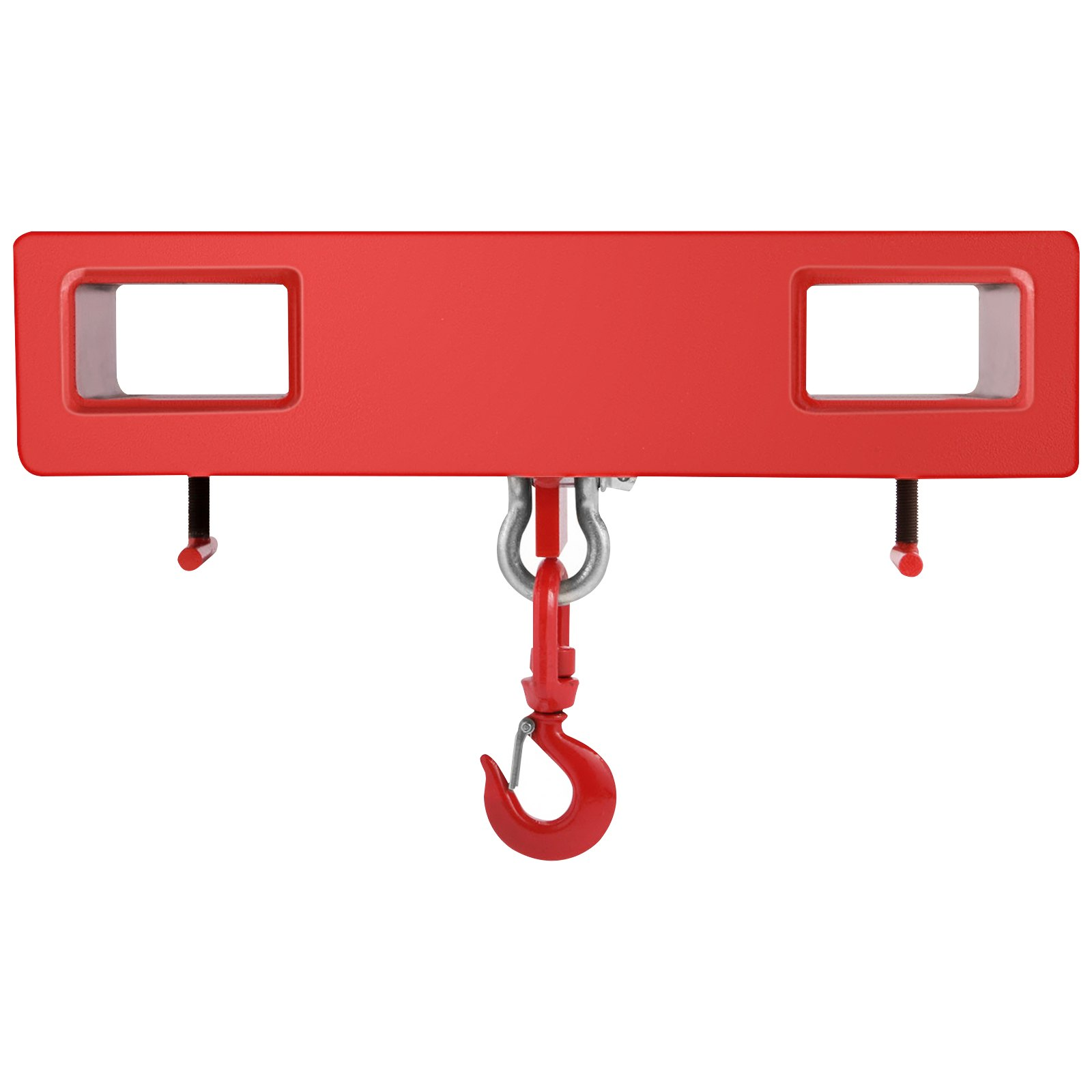 VEVOR 2 Ton Forklift Lifting Hook 4000 LBS/2000KG Capacity Lift Truck Fork Hoist Swivel Hook Mobile Crane Forklift Attachments