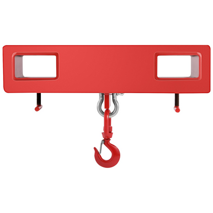 VEVOR 2 Ton Forklift Lifting Hook 4000 LBS/2000KG Capacity Lift Truck Fork Hoist Swivel Hook Mobile Crane Forklift Attachments