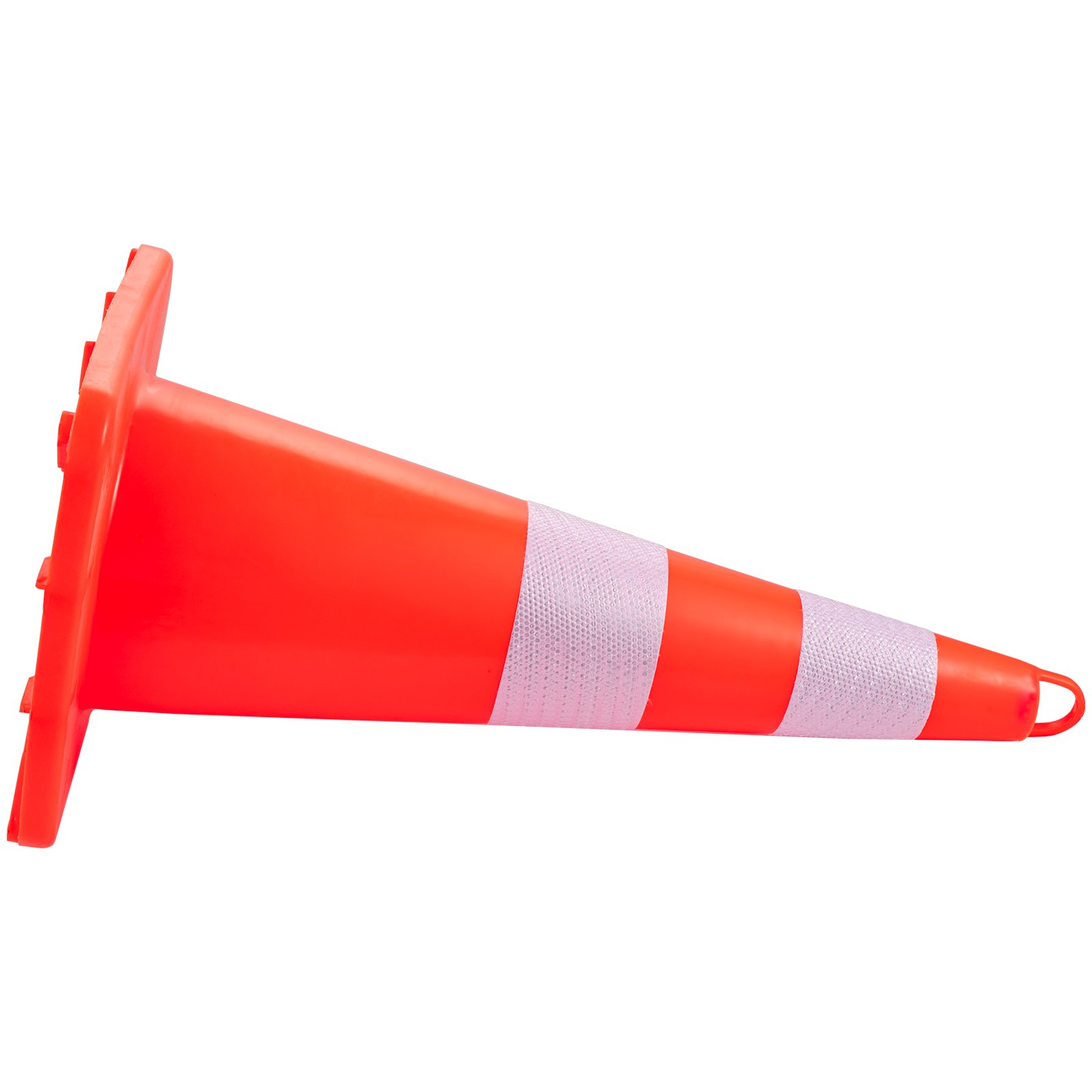 VEVOR Safety Cones Traffic Cones 12 x 28" Orange Reflective Collars Road Cones
