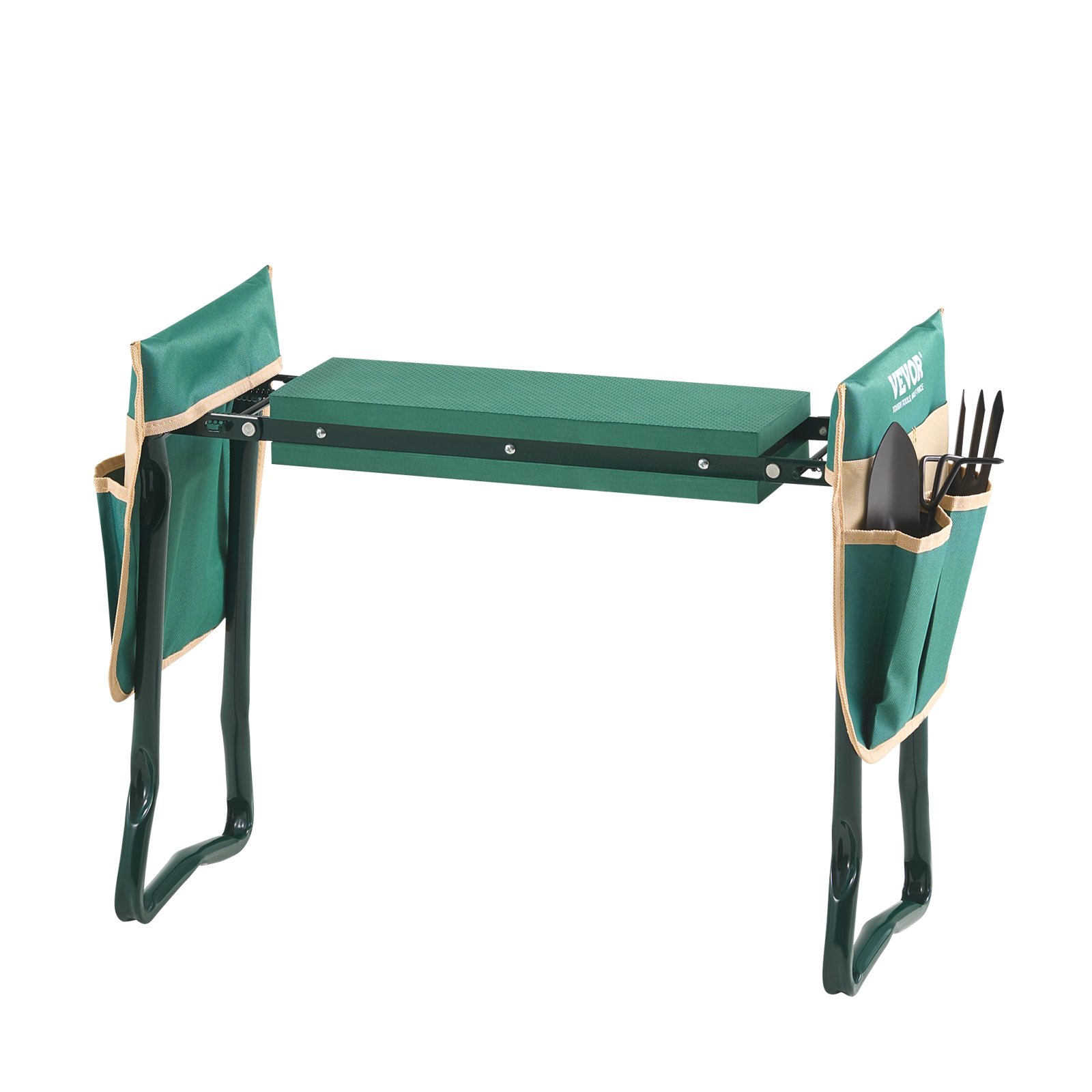 VEVOR Garden Kneeler and Seat 6" Wide Pad 330lbs Capacity Folding Garden Stool