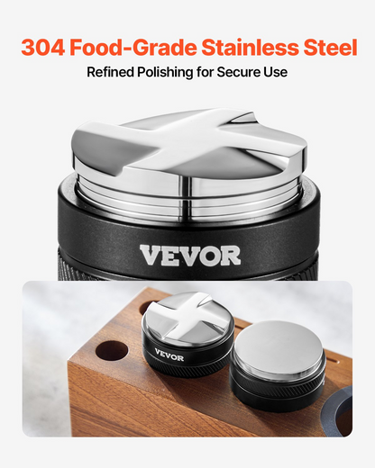 VEVOR 58mm Coffee Distributor 2-in-1 Adjustable Espresso Distributor for Home