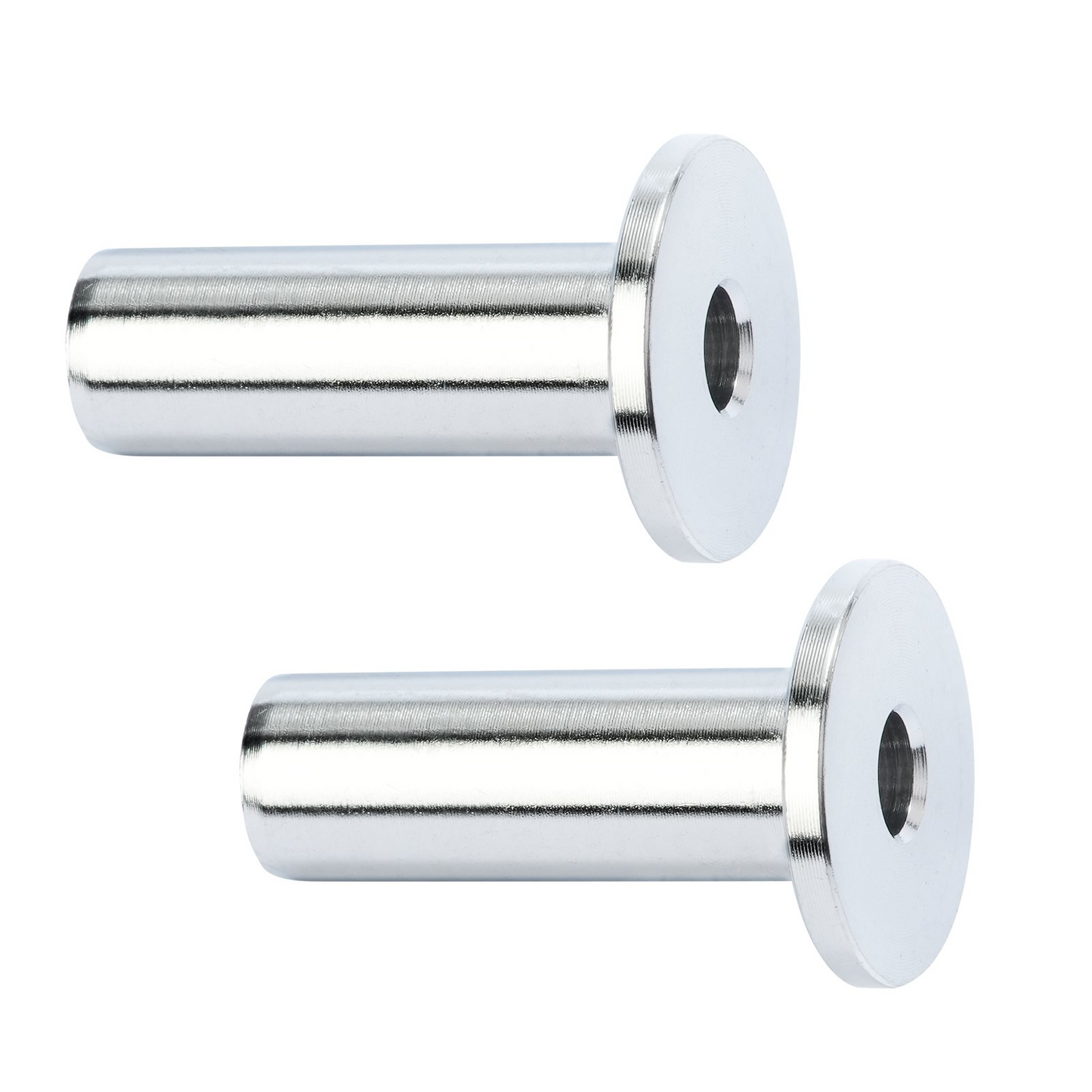 VEVOR 81 Pack T316 Stainless Steel Protector Sleeves for 3.2mm Wire Rope Cable Railing, DIY Balustrade T316 Marine Grade, Come with A Free Drill Bit, Silver