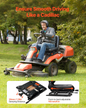 VEVOR Universal Seat Suspension Kit with Slider Track Fits Lawn Mower Tractor