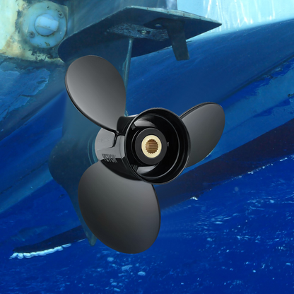 VEVOR Outboard Propeller, Replace for OEM 3817468, 3-Blade 14.5" x 19" Pitch Aluminium Boat Propeller, Compatible with Volvo Penta SX Drive All Models, with 19 Tooth Splines, RH