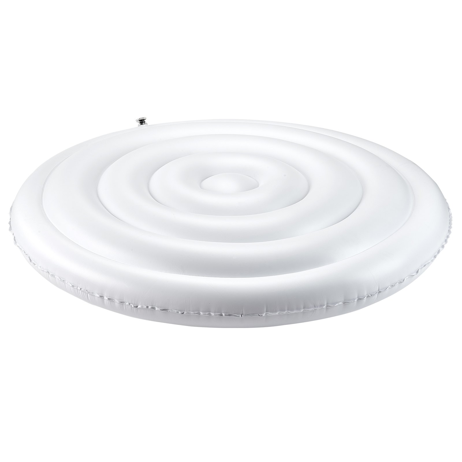 VEVOR Inflatable Hot Tub Cover 165cm Round Lid Weatherproof and Waterproof White