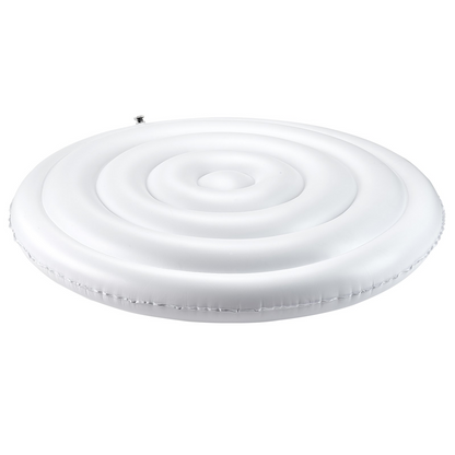 VEVOR Inflatable Hot Tub Cover 165cm Round Lid Weatherproof and Waterproof White