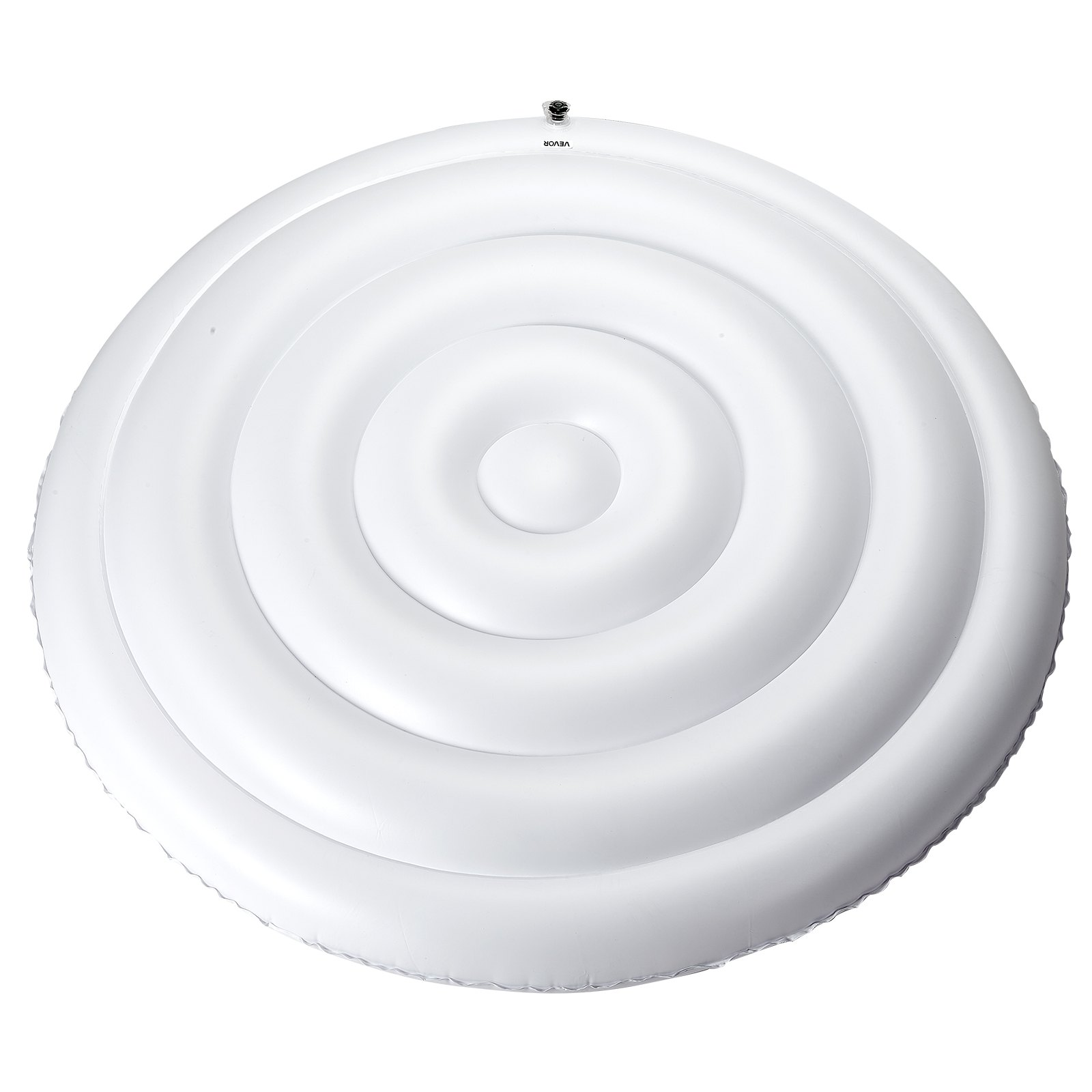 VEVOR Inflatable Hot Tub Cover 165cm Round Lid Weatherproof and Waterproof White
