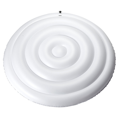 VEVOR Inflatable Hot Tub Cover 165cm Round Lid Weatherproof and Waterproof White
