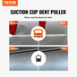 VEVOR Dent Removal Kit, 3 Packs Suction Cups, Dent Puller Handle Lifter with Gloves and Cloth, Paintless Car Dent Puller Remover for Car Dent Repair, Glass, Tiles, Mirror Lifting and Moving