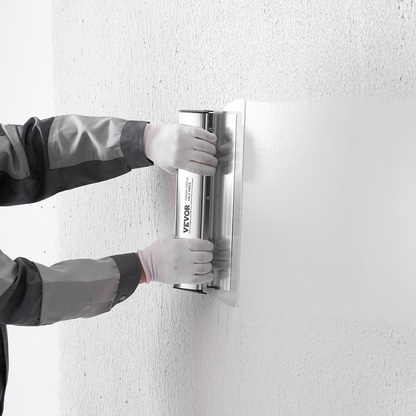 VEVOR Drywall Skimming Blade Set, 7/10/14/16/24 in (17.8/25.4/35.6/40.6/61 cm)Skimming Blades + 34 - 81.6 in/86.4 - 207 cm Extension Handle Pole, Stainless Steel Knife Professional Skim Coat Tools, for Gyprock/WallBoard/Plasterboard