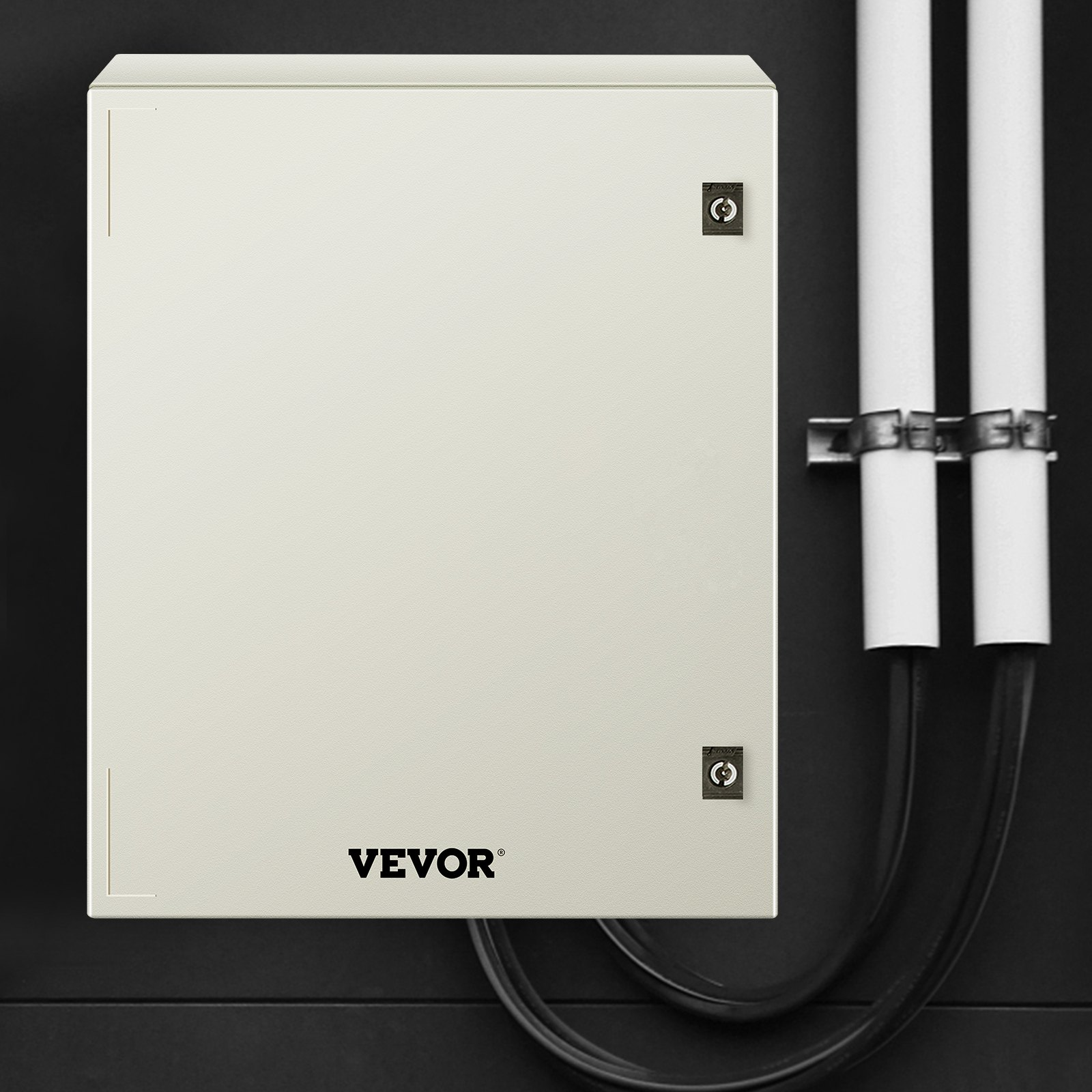 VEVOR Fiberglass Enclosure Electrical Enclosure Box 23.6 x 19.7 x9.1" Wall Mount