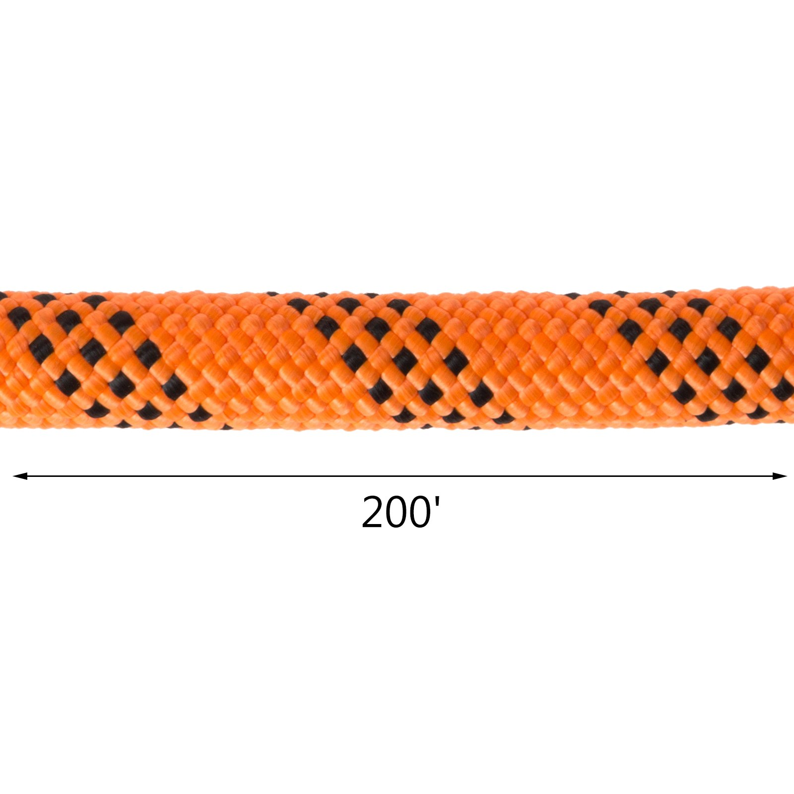 VEVOR Polyester Rope 9/16" x 200' Load and Pulling Rope 8600lb Breaking Strength