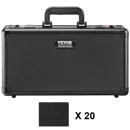 VEVOR 120 PSA Graded Card Storage Box 4 Slots Sports Card Holder Case Coded Lock