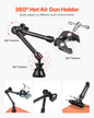 VEVOR Magnetic Helping Hands Soldering Station Hot Air Gun Holder 6 PCB Holders